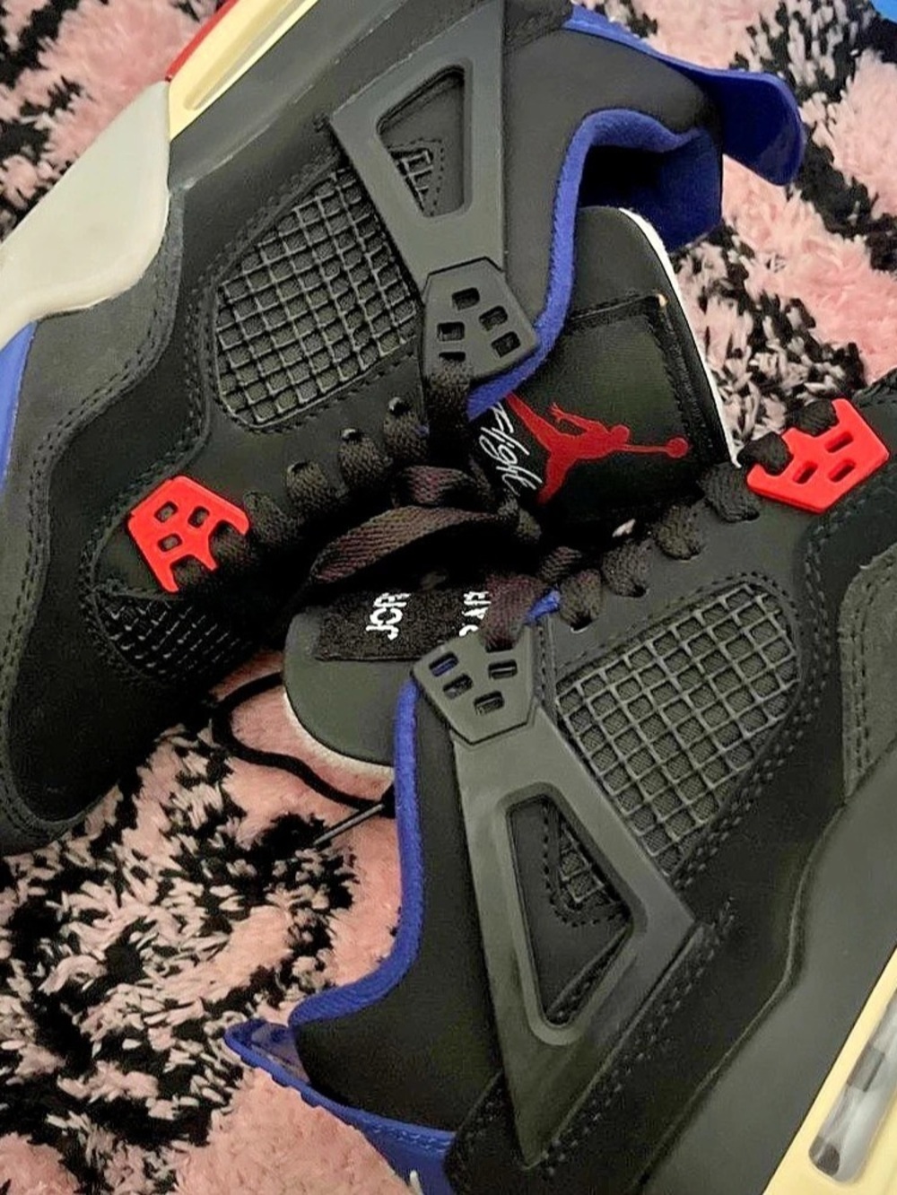 Nike Air Jordan 4 Color Block Sneakers Like New